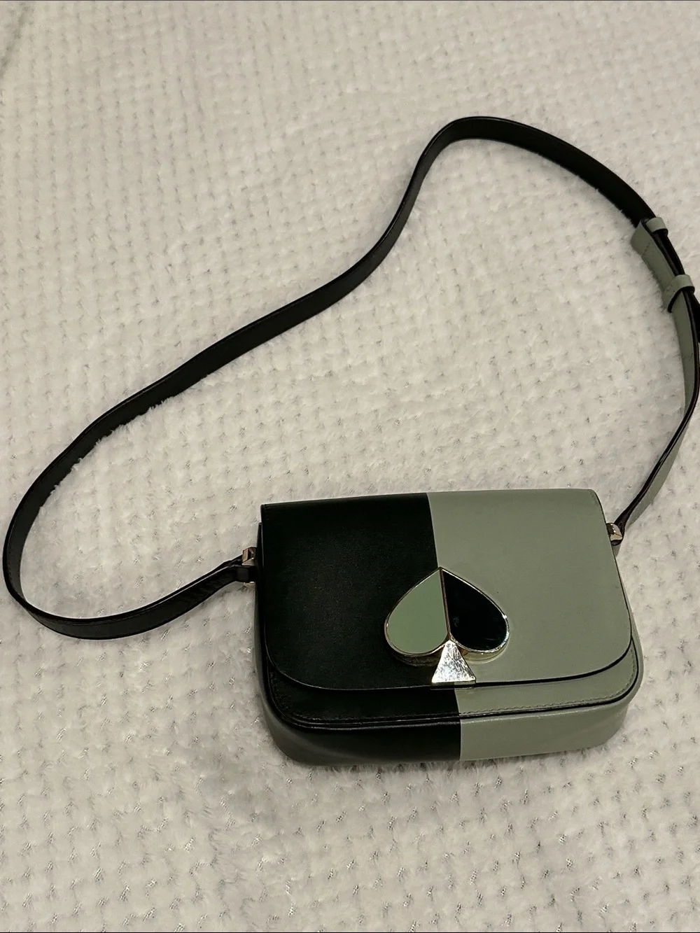 kate spade Two-Tone Greens Kate Spade Accent Crossbody